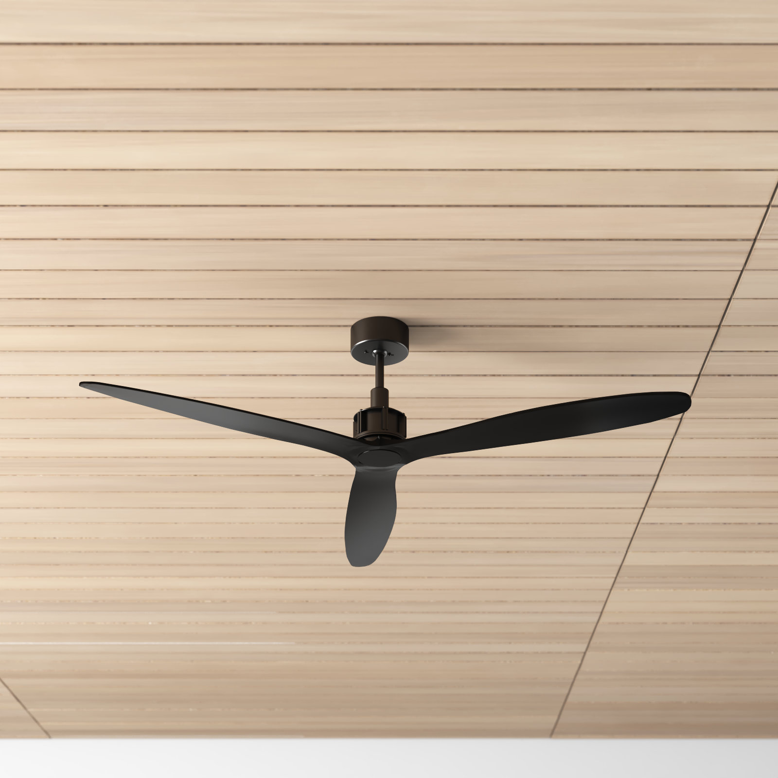 Zelda 52" Ceiling Fan, Black