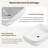24" Modern Bathroom Vessel Sink Basin