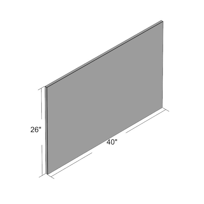 «Icy Studs», impression sur toile tendue encadrée, H 26 po x l 40 po x P 1,5 po, Pas de tapis, Toile tendue