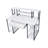 Amiel All Purpose White Finish Writing Desk-1618434856