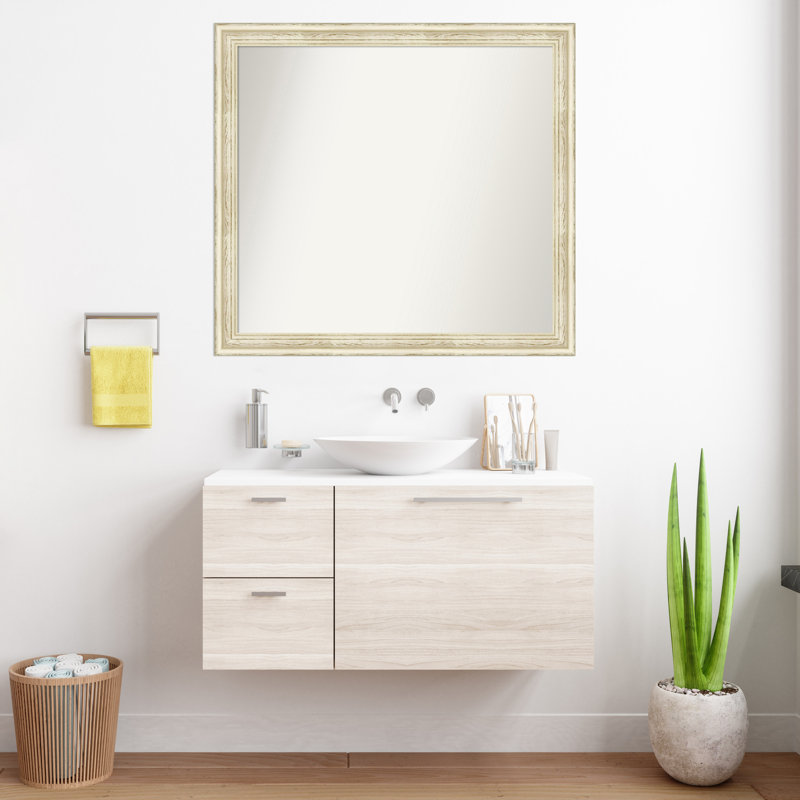 Miroir mural pour salle de bain Country, Rectangle, H 35,5 po x l 38,5 po