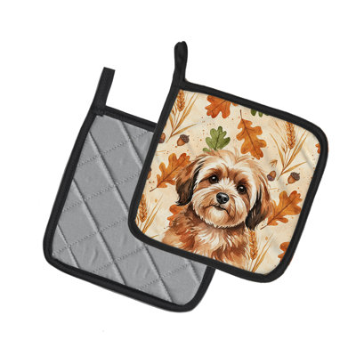 Paire de porte-casseroles Sable Havanais Heirloom Fall