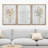 Watercolor Botanical Floral Boho Wildflower Daisies Artwork Wall Art Framed 3 Pieces Canvas Print-99077663-99077664