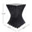 Outdoor Side Table,Wave Design End Table,Decorative Accent Table,Lightweight Concrete Patio Garden Stool Table For Patio Balcony Beach Pool Side,Black Color-1624720527