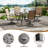 4 - Person Square Outdoor Dining Set-439924909