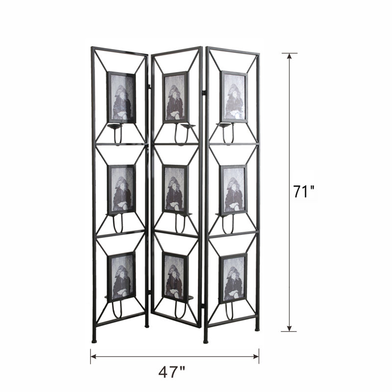 Cloison 3 panneaux 71 "x 47,2"