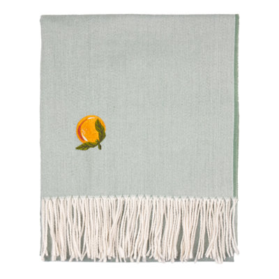 Fruits Knitted Throw Blanket