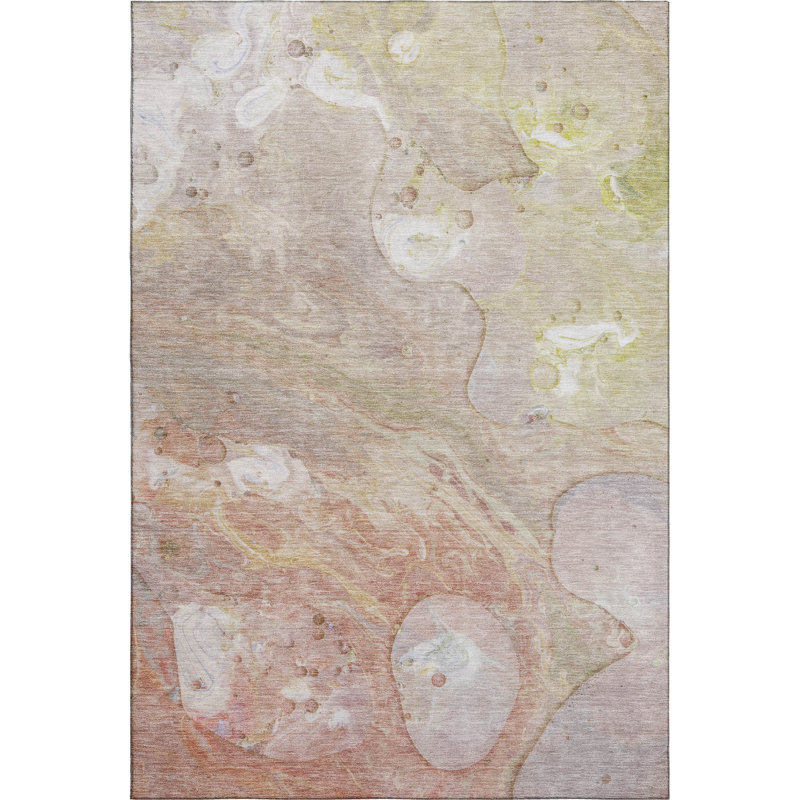 Premium Machine Washable Ralston AMF1941 Abstract Rug, Rectangle 2'6" x 3'10"