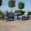 Hafza 2 Seat Aluminium Sofa Set - with Rising Table-1430869024-1430869025-1352363247