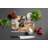 Yorkie Fall Kitchen Pumpkins Glass Cutting Board Large