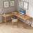 Solid Wood L-shaped Desk-2041207343