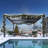 Gray Outdoor Louvered Aluminum Pergola-90611411