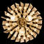 Cheyan  3-Light Crystal Chandelier Flush Mount Ceiling Light-63795574