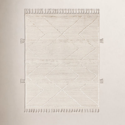 Hanna Hand Knotted Geometric Indoor Rug