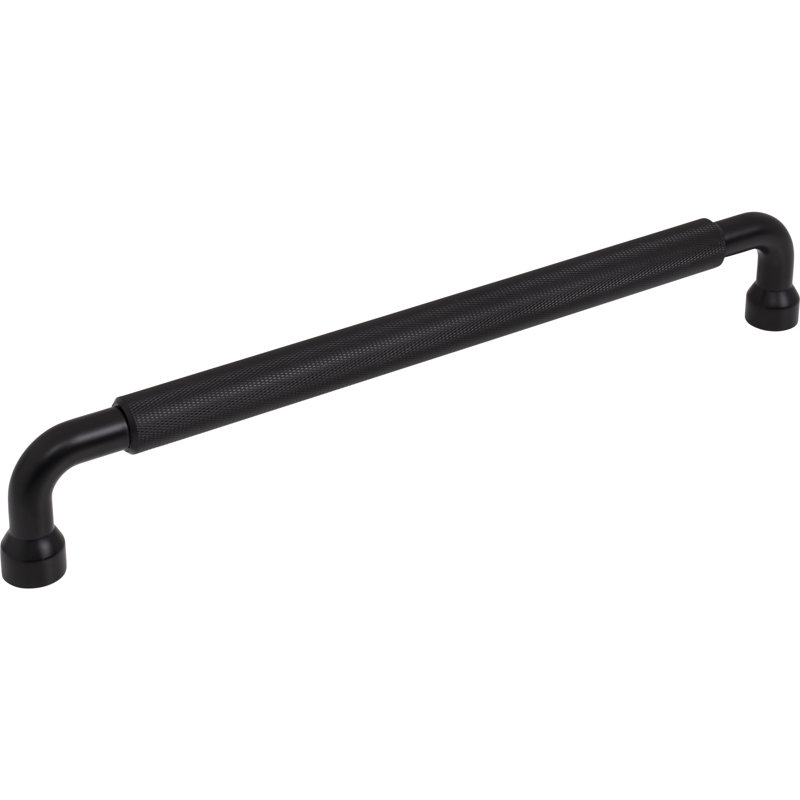 Garrison Appliance Pull, Flat Black, 12" Center To Center