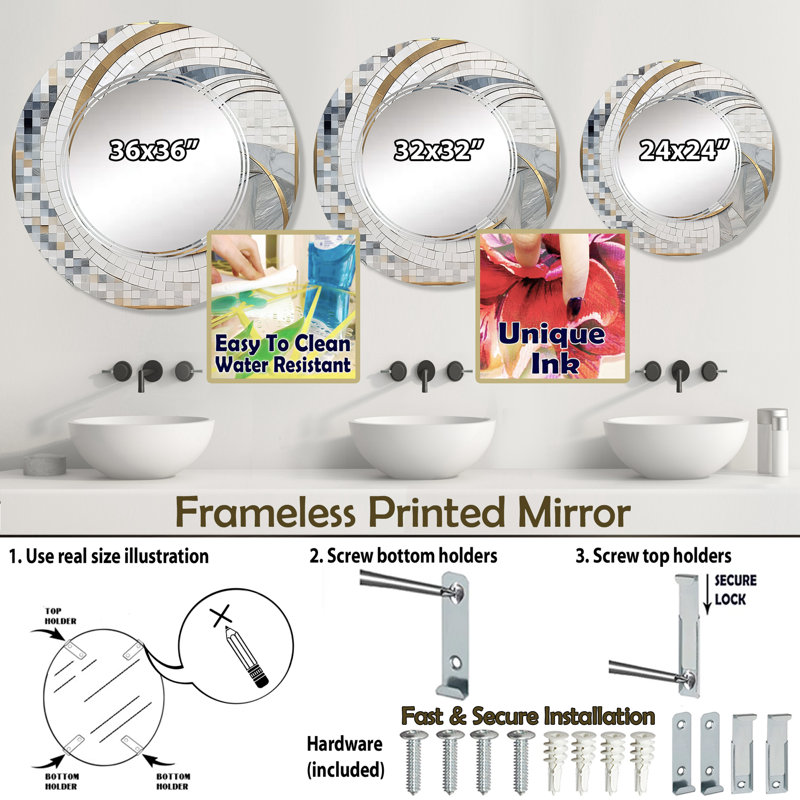 Miroir Istanbul, 24 po x 24 po