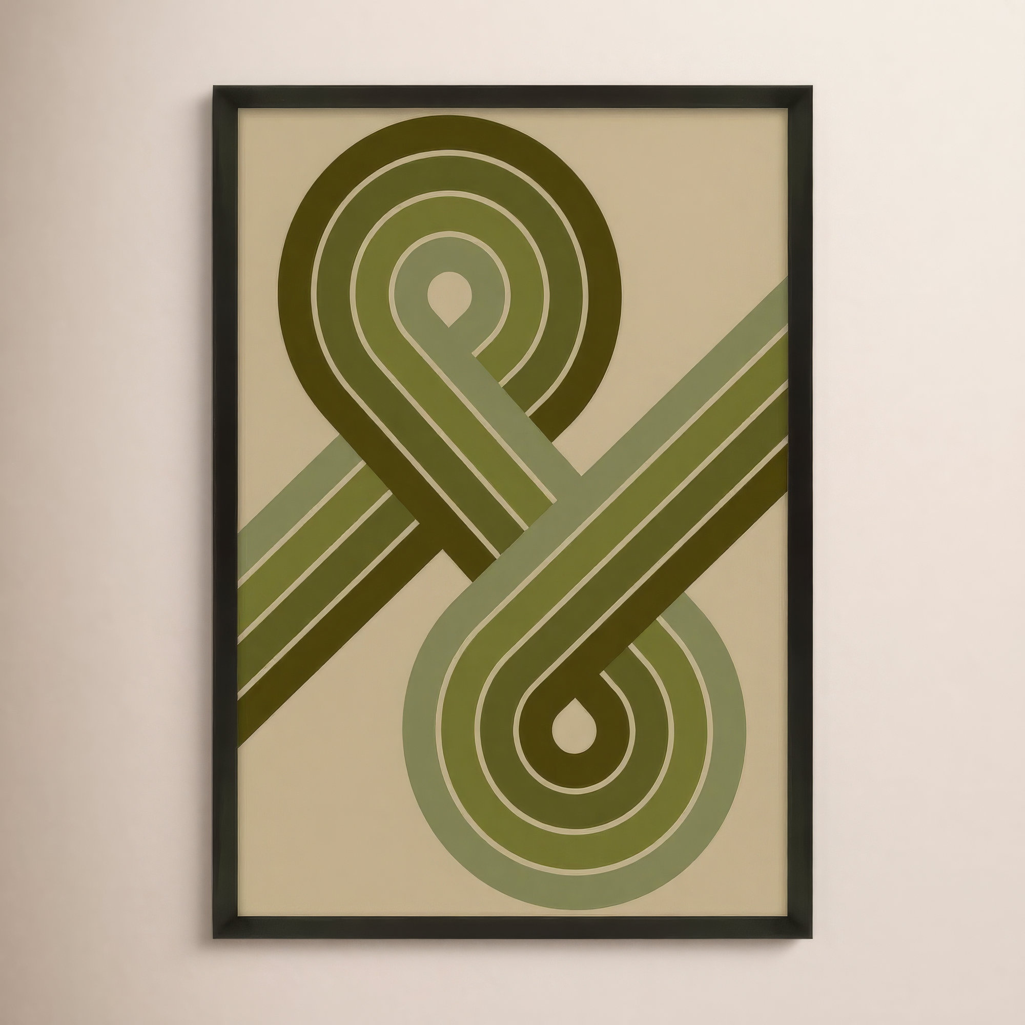 Jazz Swing by Jacques Pilon, 50" H x 40" W, Black Framed