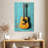 Abarca Guitar In Blue Room-108242357