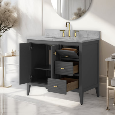 36" Single Bathroom Vanity Set