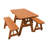Summerhill 6 - Person Wood Patio Dining Set with Rectangular Table-86798035-86798048