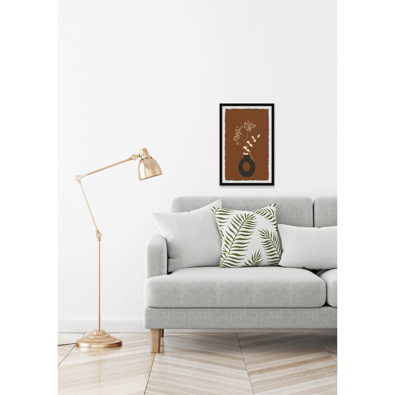 Stems And Leaves - Single Picture Frame Print, 91cm H x 61cm W