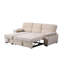 Canapé-lit modulaire réversible en tissu de velours réversible 97,5 po Kipling-90046309