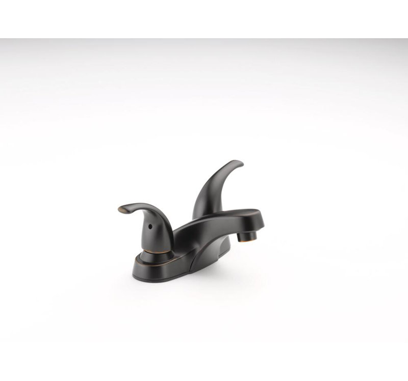 Choice 2-handle Bathroom Faucet with Drain Assembly, Metal, Oil Bronze