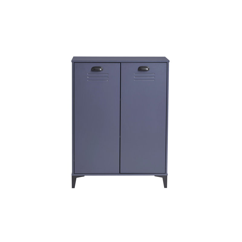 Ainslie Solid Wood 75 cm W Chest of Drawers, Grey