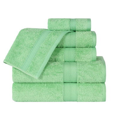 Nolhan 6-Piece Bamboo Cotton Towel Set