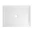 Base de douche 48 po x 32 po, bac à douche rectangulaire en acrylique avec plancher antidérapant, drain central, seuil bas, installation en alcôve