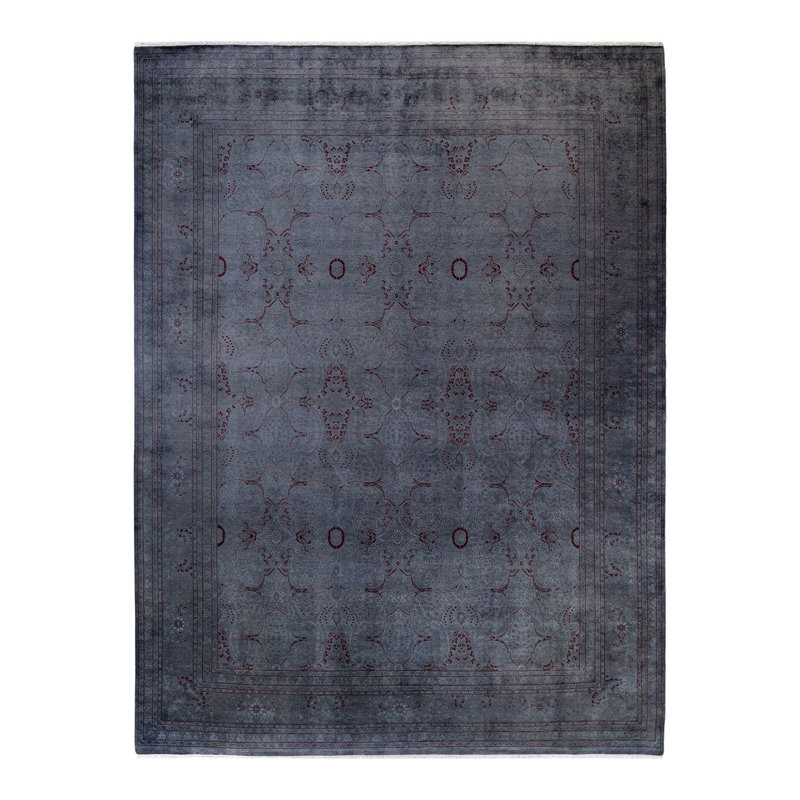 Yoshiaki One-of-a-Kind 9' 1" X 12' 0" Hand Knotted Area Rug