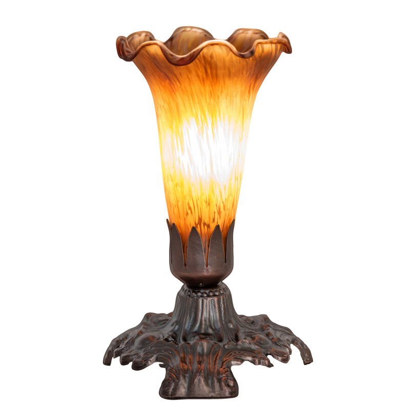 7" Victorian Candle/Pk, Amber