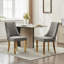 Ensemble de 2 chaises de salle à manger rembourrées avec pieds en acier-763876164-752543963