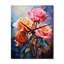Horloge murale Buellton - Roses surdimensionnée-298364524