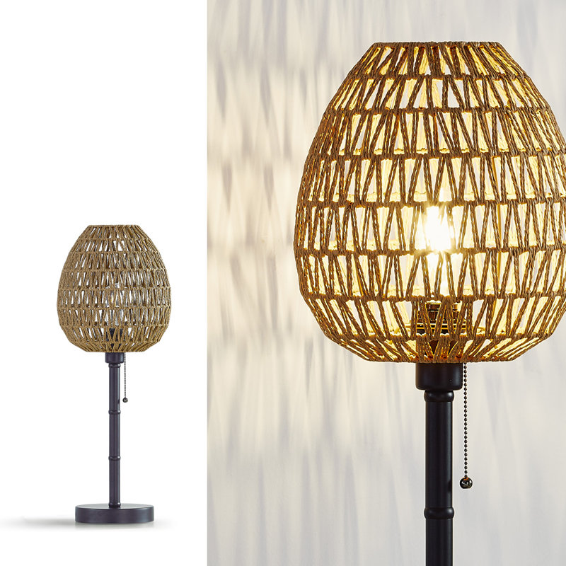Terria Metal Table Lamp, Dark Bronze