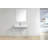 Orren Ellis Serna 18.5 " Stainless Steel and Acrylic Rectangular Bathroom Sink and Overflow Hole