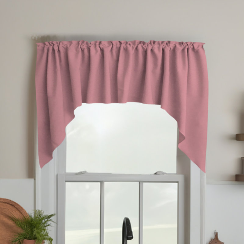 Cantonnière 72 po, Rose cendré