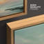 Doux pastel côtier coucher de soleil paysage marin, décoration murale pour salon-128138340-128138341