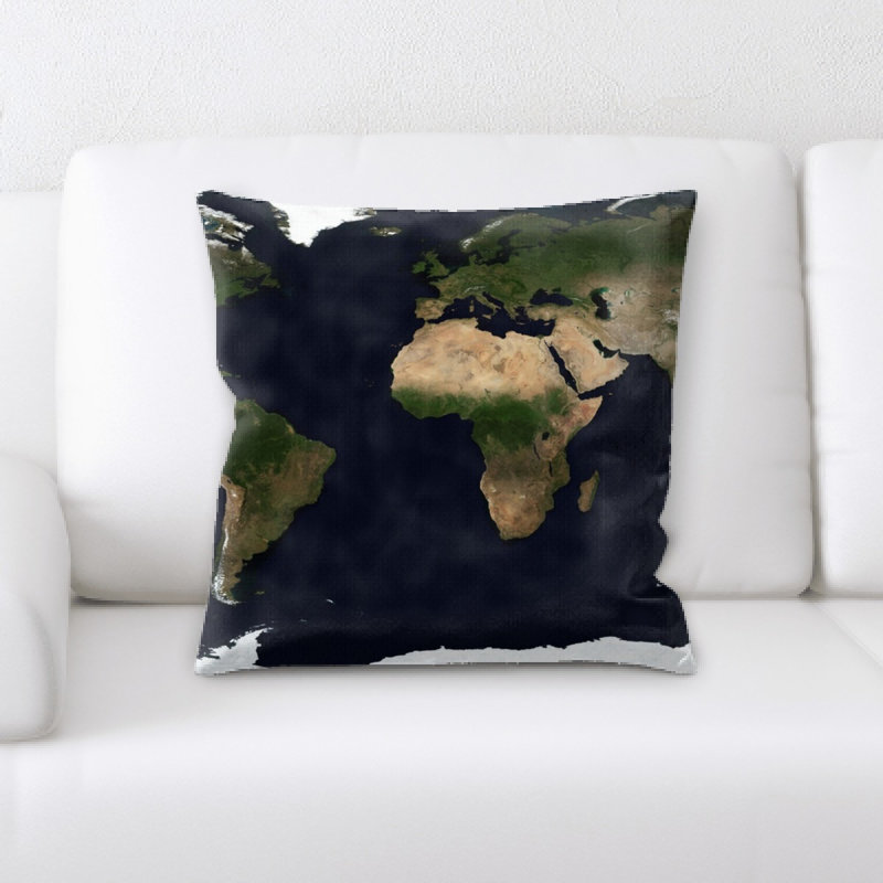 Coussin décoratif terre