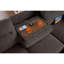 Canapé-lit modulaire en chenille brun Kipriano II-1469612096