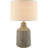 Lockwood Concrete Table Lamp with Linen Shade-104801012-104801011