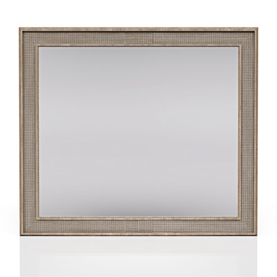 Miroir rectangulaire en bois