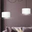 Pascua 2 - Light Black Drum Pendant-40748493