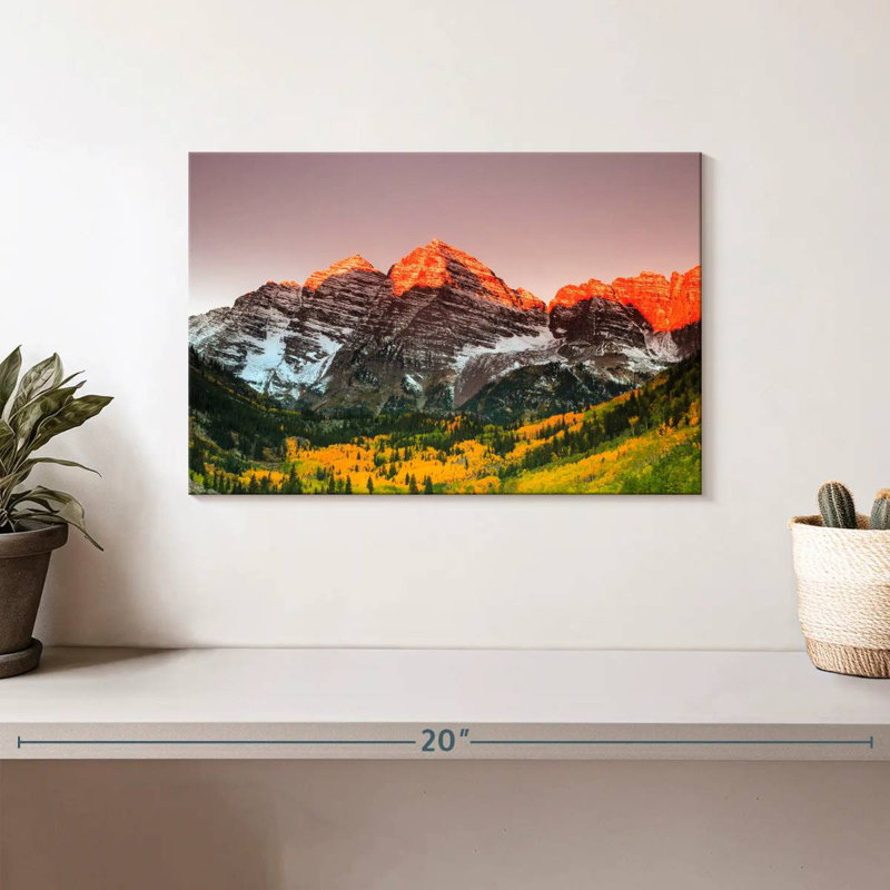 Alvord Maroon Bells Mountain View, H 8 po x l 12 po