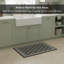 Ensemble de tapis de cuisine et de couloir diamant gris 20 x 32 et 20 x 48-121861143