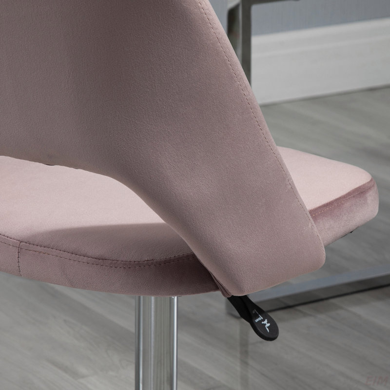 Chaise de bureau à domicile, Rose