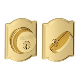 Single Cylinder Deadbolt with Camelot Trim