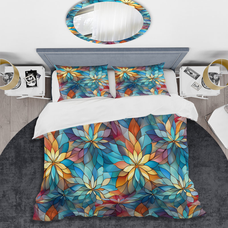 Ensemble de housse de couette Spiritual Renewal Mediation, Housse de couette pour grand lit et 2 taies décor