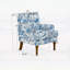Fauteuil de style campagnard traditionnel pour le salon