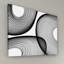 «Abstract Black and White 21-44-40» par Irena Orlov, reproduction d'art sur toile tendue-16029572